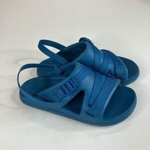 Chaco Chillos Rubber Sandals Blue Size 5
